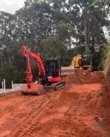Site Cut with Excavator